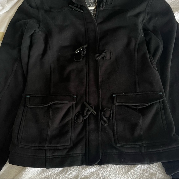 Vintage Cocoa Platinum black and white jacket with hood - Picture 3 of 5